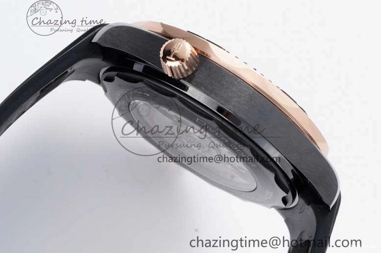 0521 Stretchable Seamaster Diver 300M ORF 1:1 Best Edition Black Ceramic Black Dial on Black Rubber Strap A 7794